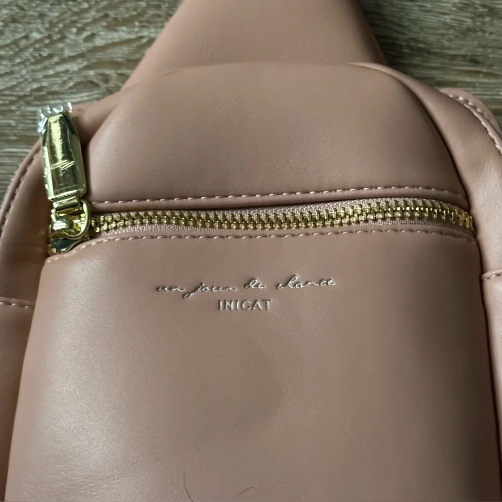 Inicat Elegant Pink Crossbody Small Sling Bag Women’s Fanny Pack For‎ Travel